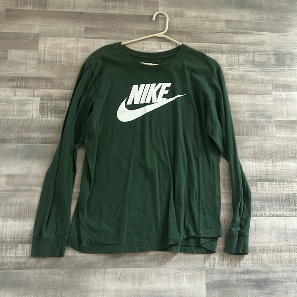 Green Nike long sleeve for men